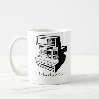 Ich schieße Leute Tasse