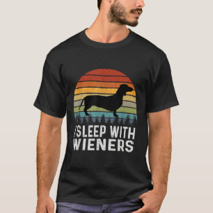 Ich schlafe mit Dackeln Funny Dackel Dackel T-Shirt