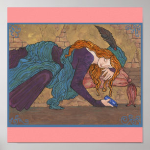 Ich schlafe nur poster