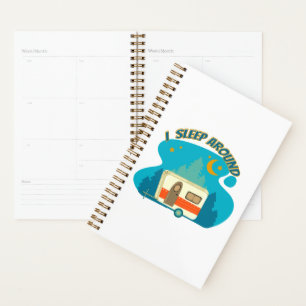 Ich schlafe um Camper Van Camping Explorer Natur Planer