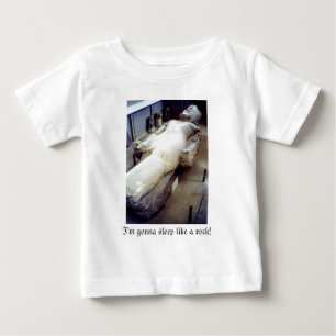 Ich schlafe wie ein Rock! Baby T-shirt