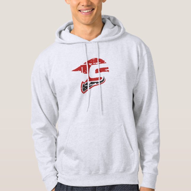 "Ich schlage Abzugsgräben!" Sledders.com"Ikone" Hoodie (Vorderseite)