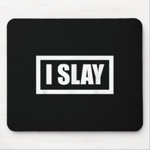 Ich schlage Coole Anführungszeichen für Girl-Grafi Mousepad