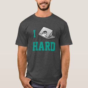 Ich schlage hart lustiger Bürohumor T-Shirt