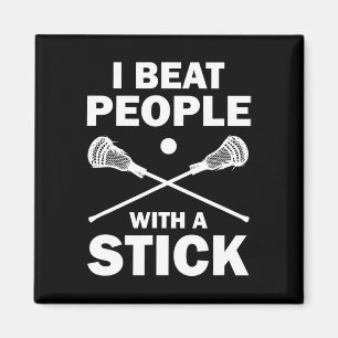 Ich schlage Leute mit einem feinen Lacrosse-Spiele Magnet