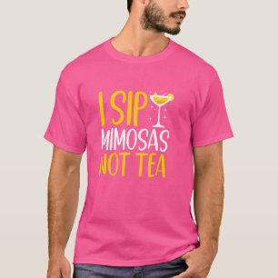 Ich schlage Mimosas Not Tea Cocktail Barkeeper Hoc T-Shirt