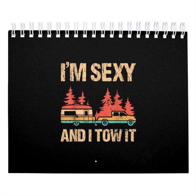 Ich schleppte es Bigfoot Camp Bäume Wandern Kalender (Titelbild)