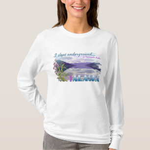 Ich schlief Untergrund an den Halbinsel-Reihen T-Shirt