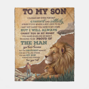 Ich schloss für einen Augenblick meine Augen - Vat Fleecedecke