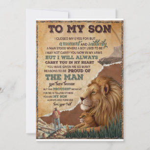 Ich schloss meine Augen nur für einen Moment - Vat Feiertagskarte