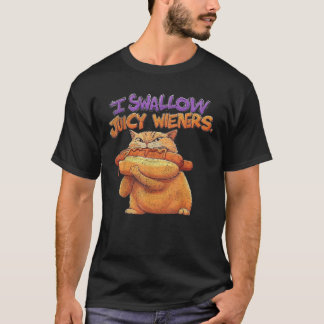Ich schlucken Juicy Dackel Funny Embarrassing Adul T-Shirt