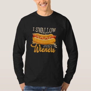 Ich schlucken Juicy Dackeln Spaß Dackel T-Shirt