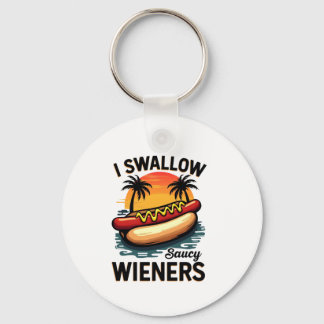 Ich schlucken Saucy Dackeln Funny Adult Joke Hot D Schlüsselanhänger
