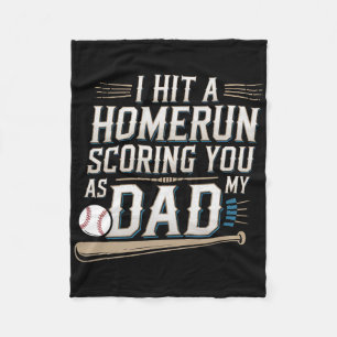 Ich schlug einen Homerun und punktete dich als mei Fleecedecke