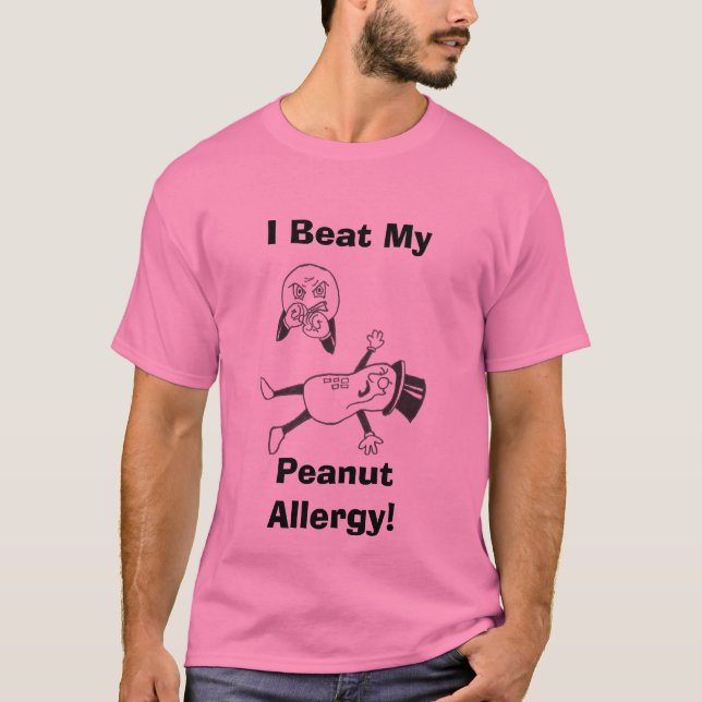 Ich schlug mein, Erdnuss-Allergie! T-Shirt (Vorderseite)