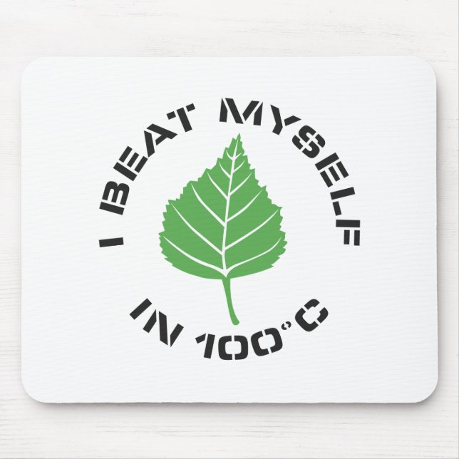 Ich schlug mich Mousepad (Vorne)