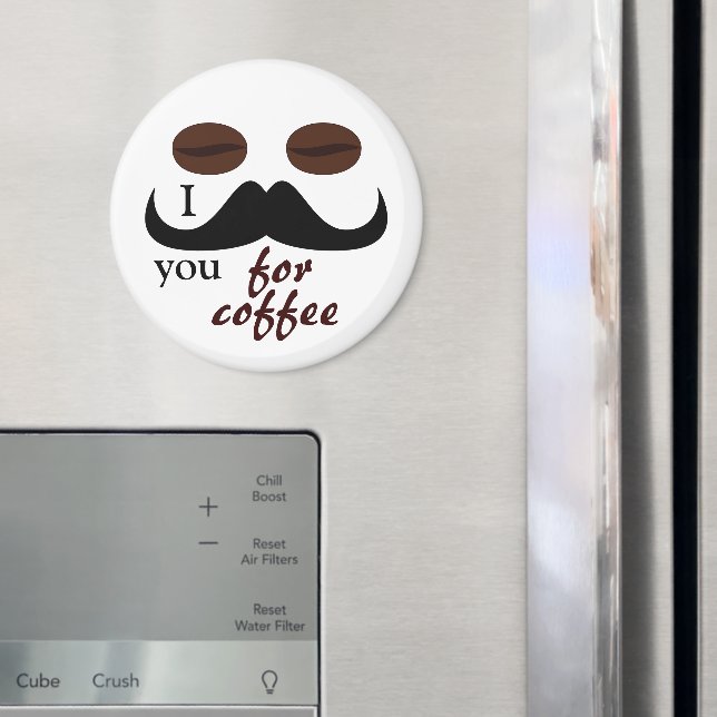 Ich schlüpfe dich zum Kaffeemagnet. Magnet (In Situ (Kühlschrank))