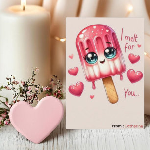 Ich schmelze für dich Funny Valentine Karte
