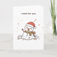 Ich schmelze für dich Süße Puchi Dōshi Schneemann