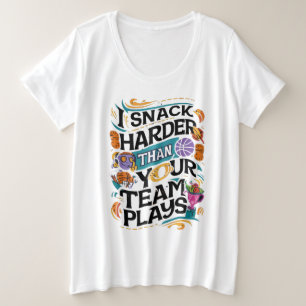 ICH SCHNACK HARTER ALS DEIN TEAM SPIELT GROßE GRÖßE T-Shirt