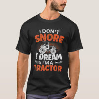 Ich schnappe nicht, dass ich träume, ich bin ein T