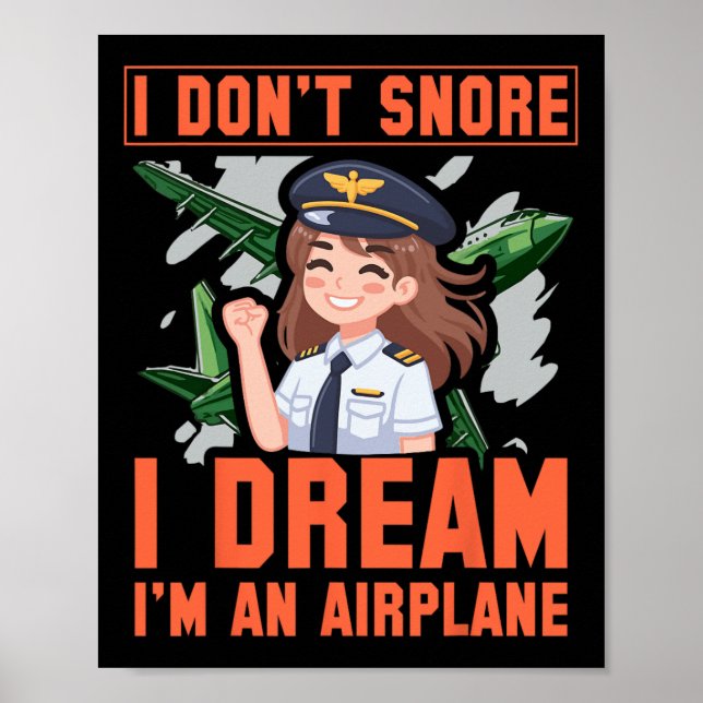 Ich schnarche nicht, dass ich träume, dass ich ein poster (Vorne)