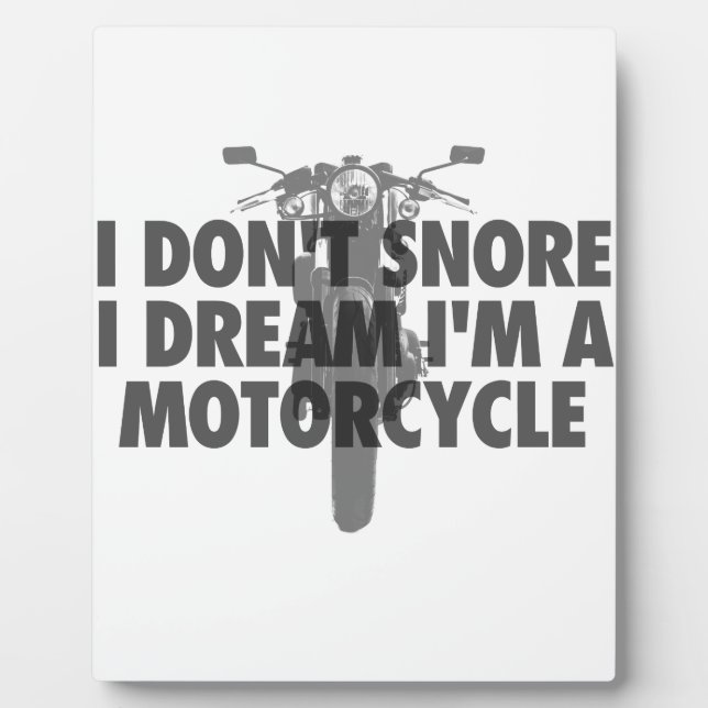 Ich schnarche nicht, dass ich träume, ich bin ein  fotoplatte (Vorderseite)