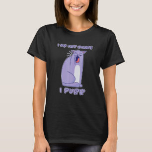 Ich schnarche nicht, ich schnurre. Schlafende Katz T-Shirt