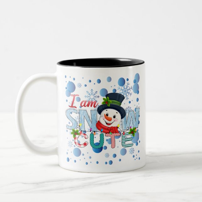 Ich schnee Niedlich Zweifarbige Tasse (Links)