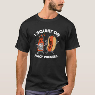 Ich schneide auf saftigen Dackeln T-Shirt