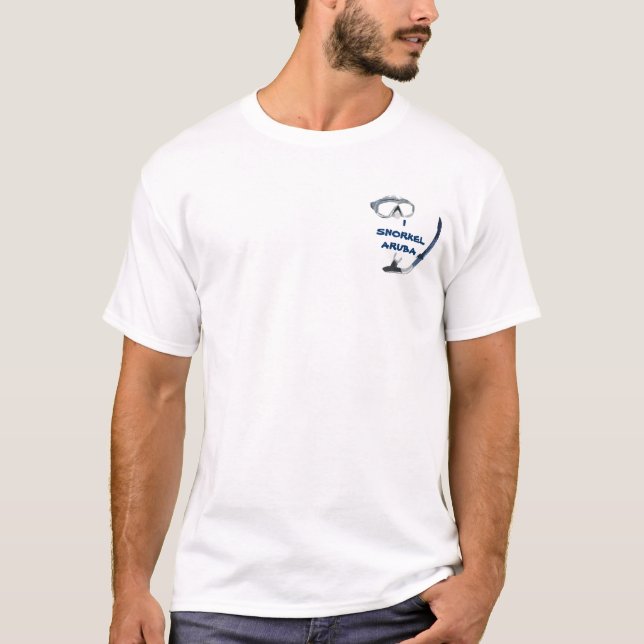 Ich schnorchele Aruba-T - Shirt (Vorderseite)
