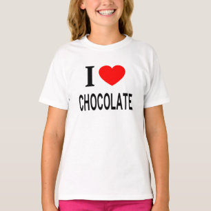 Ich ❤️ SCHOKOLADE Ich liebe Schokolade Ich mag Sch T-Shirt
