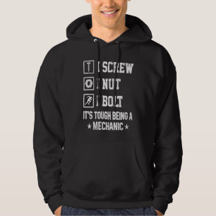 Ich schraube ich Nuss ich Bolzen Es ist hart ein M Hoodie