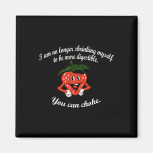 Ich schrecke mich nicht mehr an Strawberry Boxing Magnet
