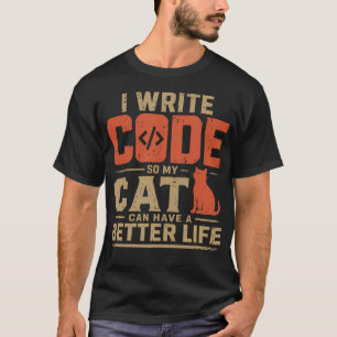 Ich schreibe Code, damit meine Katze ein besseres T-Shirt