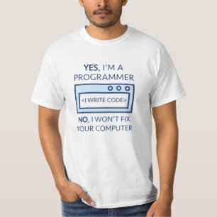 Ich schreibe Code T-Shirt