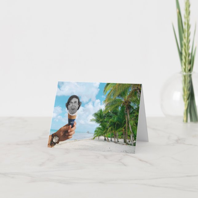 Ich schreibe Cone Karte (Vorderseite)