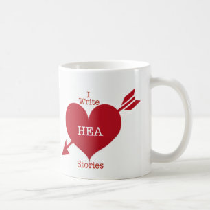 Ich schreibe HEA Stories Coffee Tasse