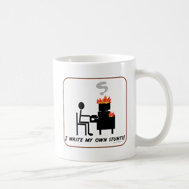 Ich schreibe meine Stunts Tasse (Rechts)