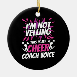 Ich schreibe nicht, dass das meine Coach-Stimme is Keramik Ornament