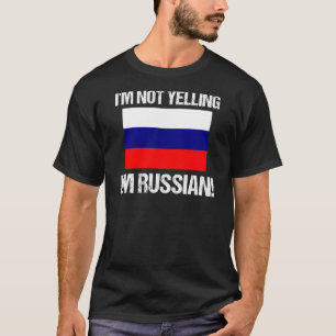 Ich schreibe nicht, dass ich die russische Länderf T-Shirt