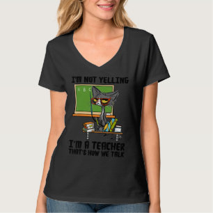 Ich schreibe nicht, dass ich ein Lehrer bin, der s T-Shirt