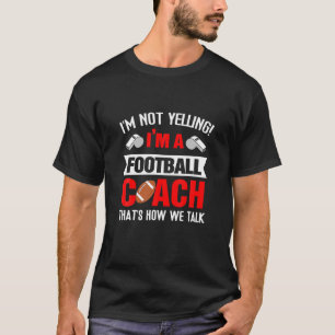 Ich schreibe nicht, dass ich Fußball-Coach bin, da T-Shirt