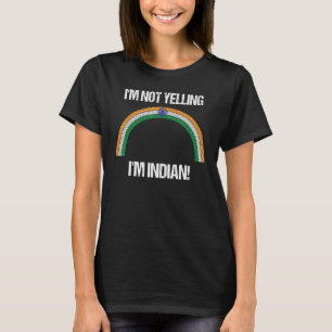 Ich schreibe nicht, dass ich indischer Regenbogen T-Shirt