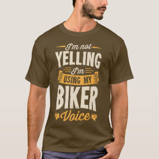 Ich schreibe nicht, dass ich meine Bikerstimme Fun T-Shirt