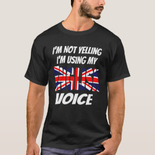 Ich schreibe nicht, dass ich meine englische Gewer T-Shirt