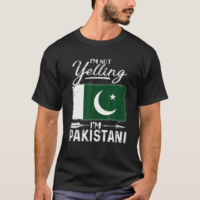 Ich schreibe nicht, dass ich Pakistaner bin T-Shirt (Vorderseite)