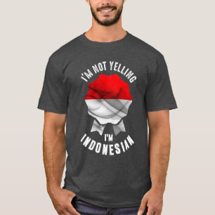 Ich schreibe nicht, ich bin Indonesier T-Shirt