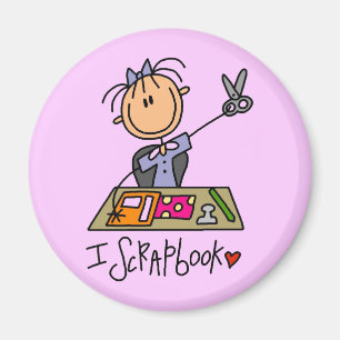 Ich schreibe T-Shirts und Geschenke Magnet