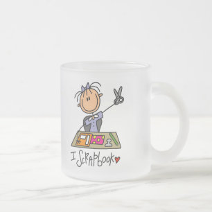 Ich schreibe T-Shirts und Geschenke Mattglastasse